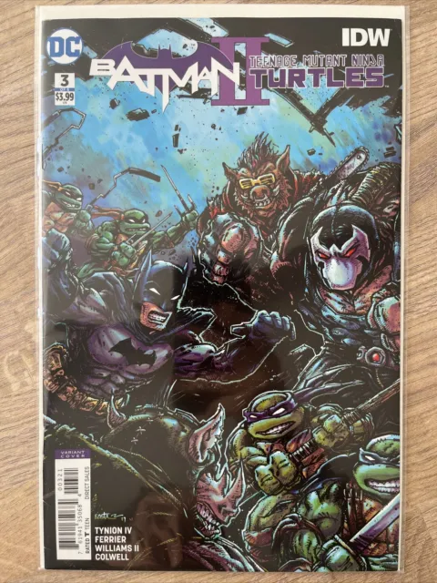 DC Comics Batman Teenage Mutant Ninja Turtles 2 #3 Variant Cover