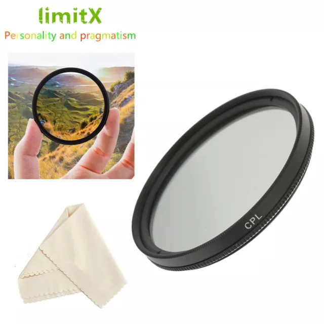 Filtro CPL polarizador circular 82 mm para lente Canon RF 24-70 mm F2,8 L IS USM