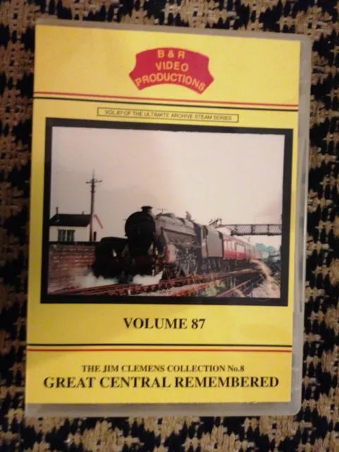 B & R Ultimate Steam Archive DVD VOLUME 87 THE JIM CLEMENS COLLECTION No8 AS NEW