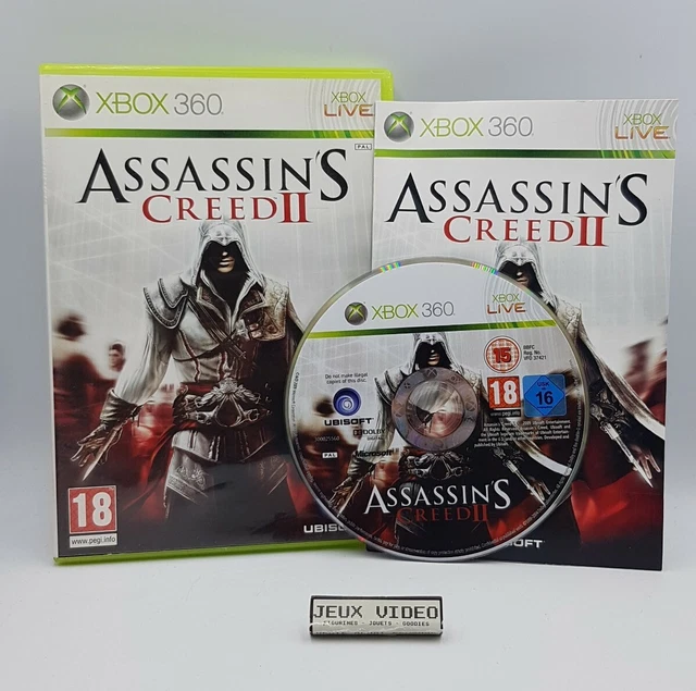 Assassin's Creed II - Jeu Complet Pour Xbox 360 En Français, Très Bon état