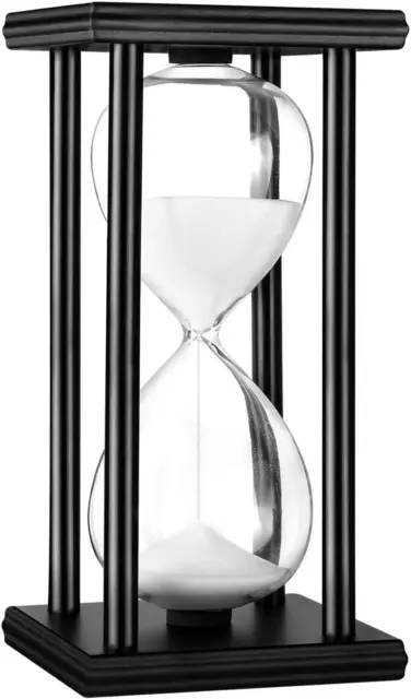 Hourglass Timer 30/60 Minutes Wood Sand Hourglass Clock for Creative Gifts Room