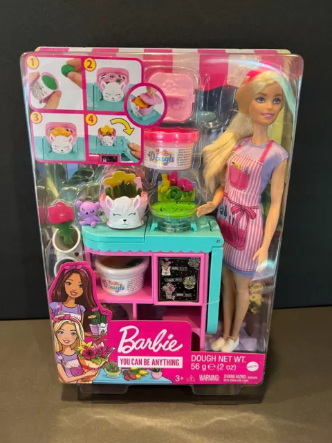 Mattel Barbie You Can Be Anything Florist Doll Play Set NIB SEALED RARE GTN58