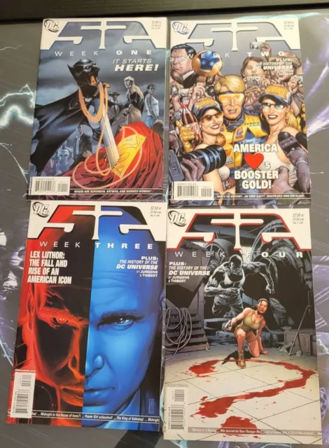 DC Comics 52 Issues Week 1 2 3 4