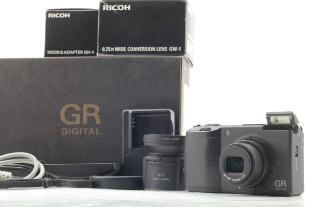 [ MINT Count 5612 ] RICOH GR DIGITAL II 10.1MP Digital Camera GW-1 GH-1 JAPAN