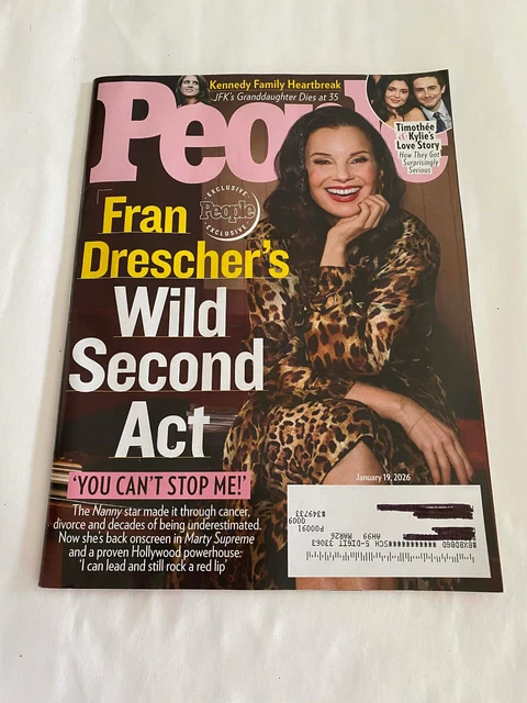 PEOPLE MAGAZINE JANUARY 19th 2026 Fran Drescher Wild Second Act