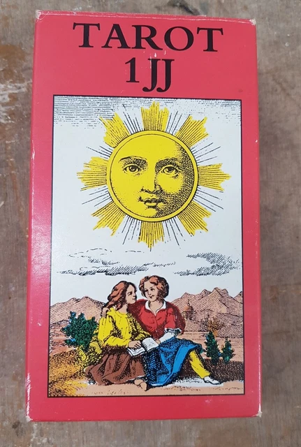 1JJ Swiss Tarot Cards Excellent Condition 1970 Belgium instructions included