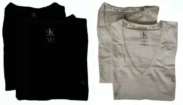 Confezione 2 t-shirt uomo scollo V manica corta bipack CK CALVIN KLEIN articolo