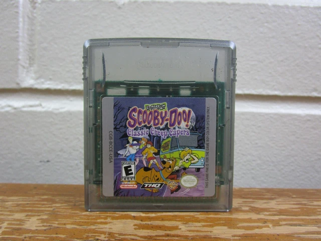 NINTENDO GAMEBOY COLOR Scooby-Doo! Classic Creep Capers Game Cartridge