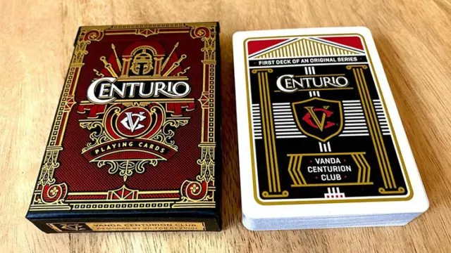 Centurio Playing Cards, Great Gift For Card Collectors and Poker Players