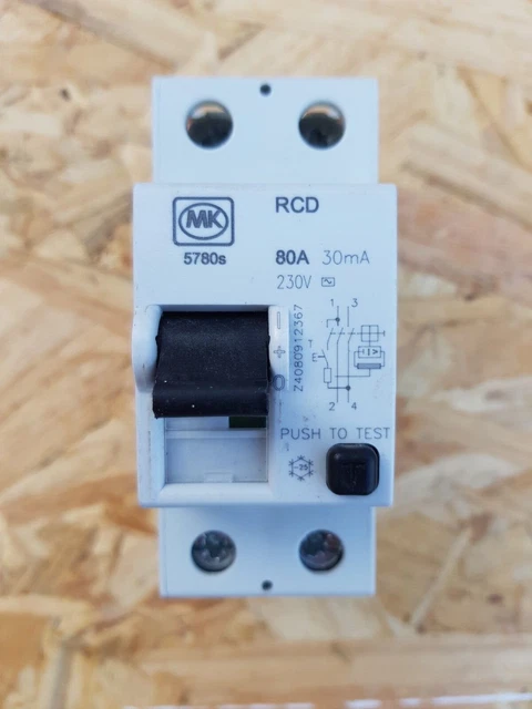 ⚡⚡ LIVE TESTATO ⚡ MK 5780S 80A AMP 30mA RCD TIPO AC 5780S