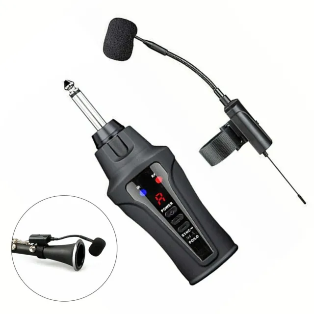 Professional Wireless Mic for Clarinet Perfect for Solo and Group Performances