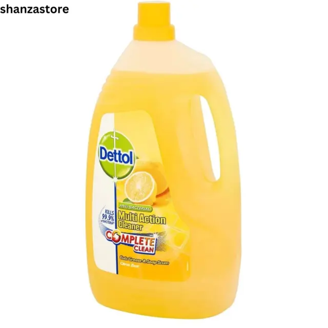 Dettol ANTI-BACTERIAL Multi Action Cleaner Complete Clean Citrus Zest 4L