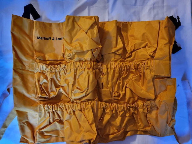 Yellow Trash Caddy Bag (fits Brute) Fits 32 - 50 Gallon Garbage Bins T