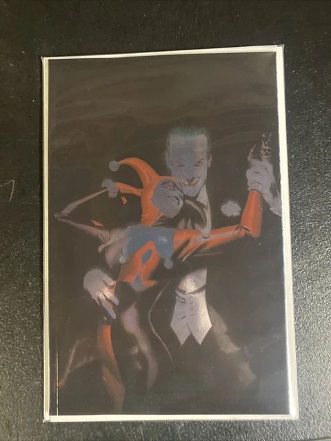 Batman Harley Quinn #1 Alex Ross Fan Expo Black FOIL Exclusive Variant  NM
