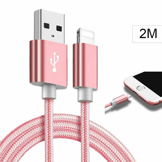 PACK CHARGEUR CABLE USB SYNC RENFORCE pour iPhone 12/11/XR/Xs Max/8/7/6s/iPad
