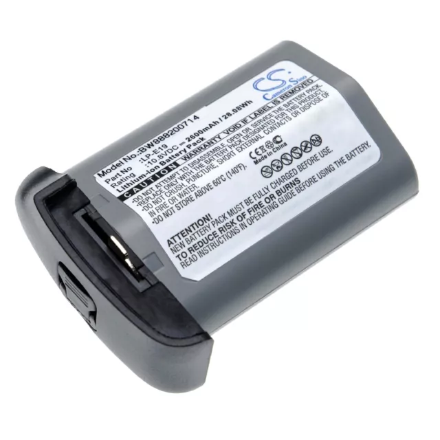 Batterie 2600mAh pour Canon LP-E19