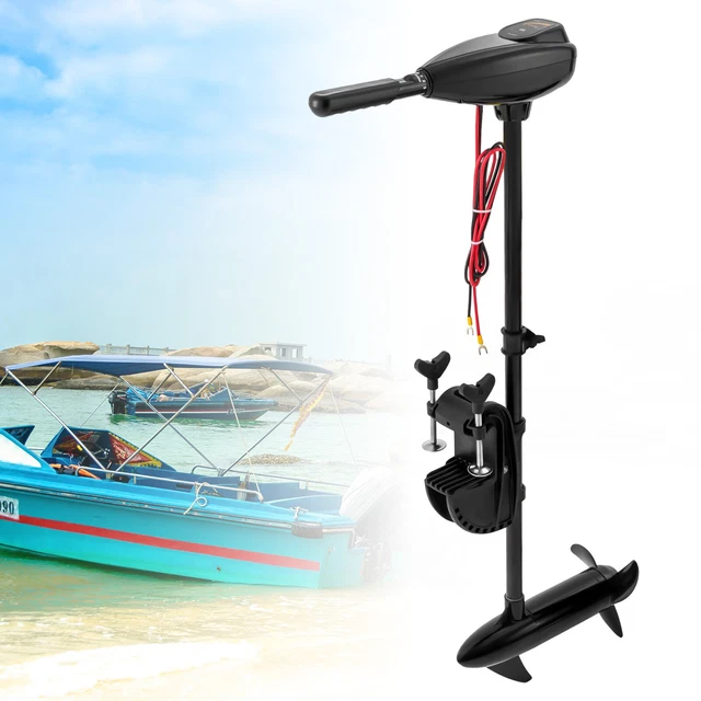 12V Electric Trolling Motor 46LB Outboard Motor Engine Thrust Motor For Kayak US