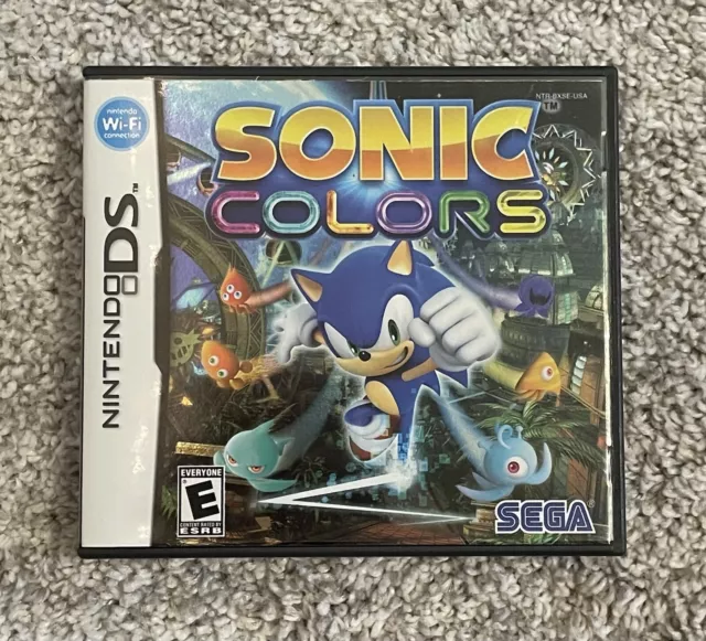 Sonic Colors Nintendo DS Game Complete CIB Authentic Tested and Working  NDS176