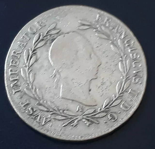 20 Kreuzer 1830 A, Österreich-Ungarn, Kaiser Franz I.