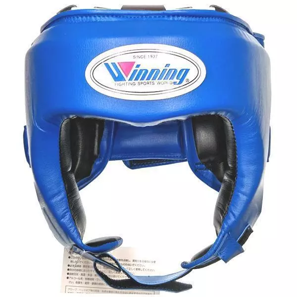 Winning JABF Certified Boxing Head Gear Amateur Blue Face Guard JABF-HG NEW