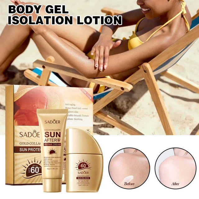 Protectores solares para blanqueamiento facial crema solar aislamiento gel corporal 7W3Q S J7F1