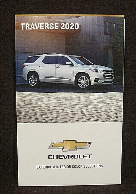 2020 Chevrolet Traverse  Paint Color Chip Brochure - Original