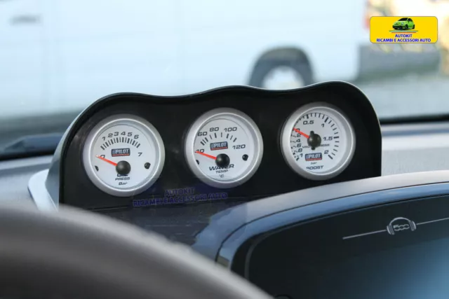 MANOMETRO PRESSIONE OLIO - Temperatura Acqua - Pressione Turbo KIT per auto  EUR 189,90 - PicClick IT