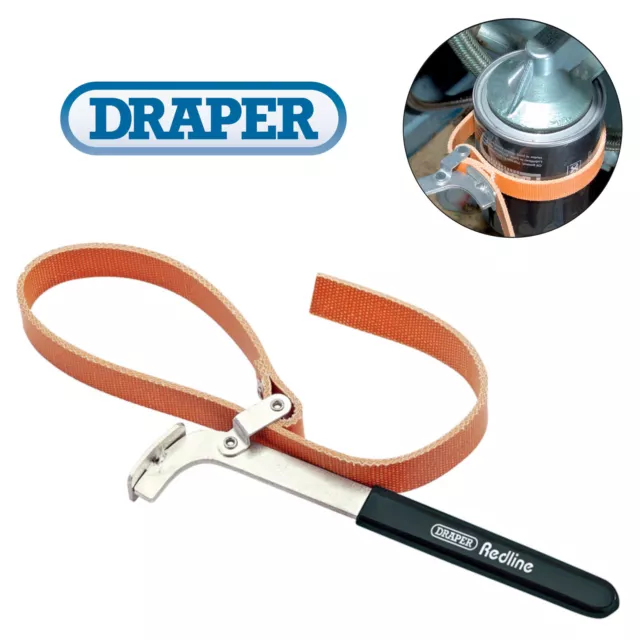 Draper 68813 Oil Filter Strap Wrench Repair Adjustable Removal Tool