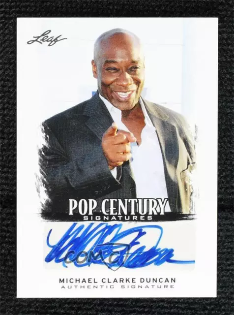 2012 Leaf Pop Century Michael Clarke Duncan #BA-MCD Auto