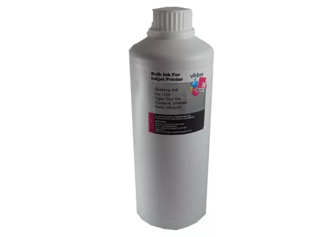 DYE Set Encre 1000ml / 1L magenta pour Canon Pixma G4510