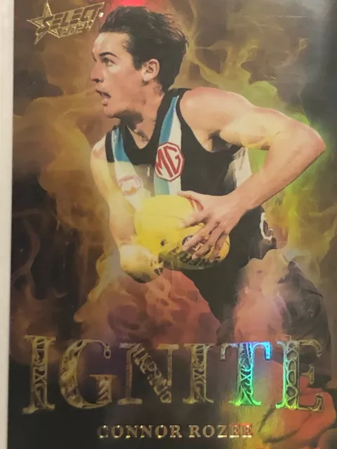 2024 AFL Select Footy Stars Ignite GOLD CONNOR ROZEE IIG52 #054/125 Port Power