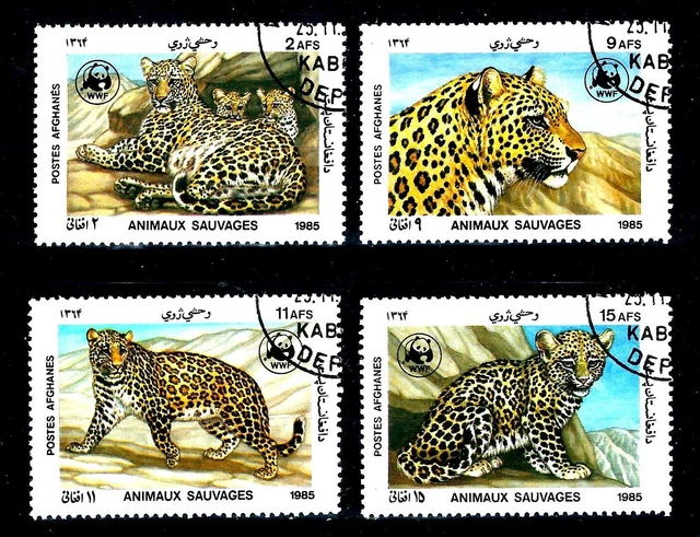 Afghanistan Einsteckkarte mit MiNr. 1453 bis 1456 (oo)