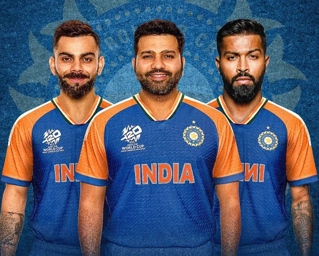 T20 CRICKET WORLD Cup Indian Jersey 2024 For Mens and Womens (XLSIZE