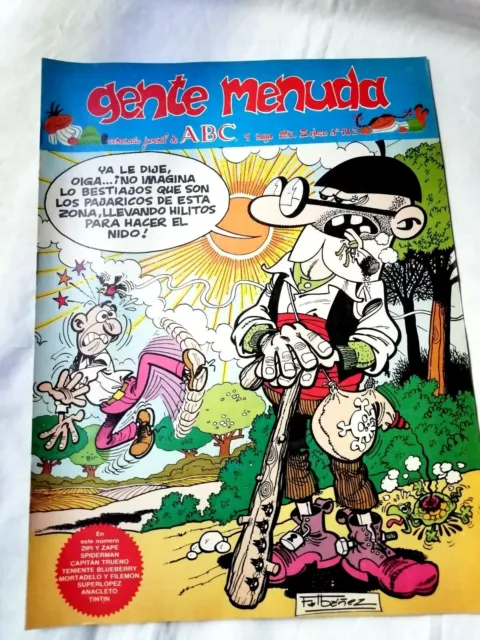 Gente Menuda182 ABC Zipi Y Zape, Mortadelo Tintim Superlopez, Spidermam, Tintin