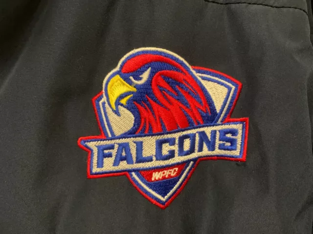 West Perth Football Club Falcons Wet Weather Puffer Jacket WAFL Size 2XL 3