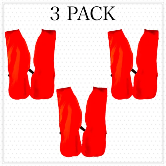 Mossy Oak Hunter Vest Safety Blaze Vest Orange for Hunting Size XL to XXL 3-PACK