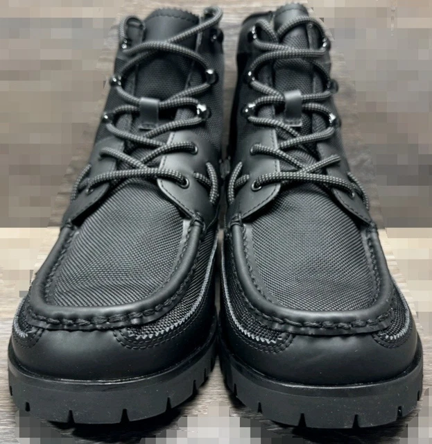 NEW POLO RALPH Lauren Ranger Mid Ballistic Nylon Boots Black Men’s Size ...