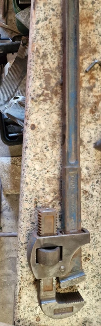 Llaves Stilsons Record 24" pulgadas hechas en Inglaterra de colección