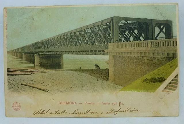 Cremona  Ponte In Ferro Sul Po