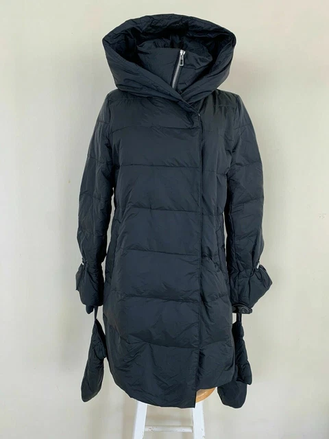 Down puffer coat with shop wraparound collar