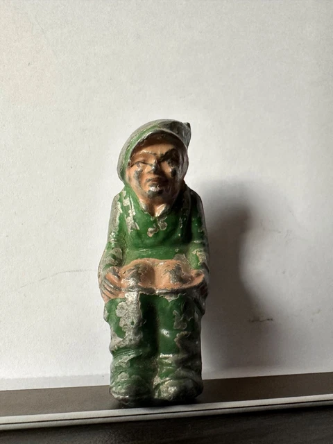 Jouet Père la colque en plomb