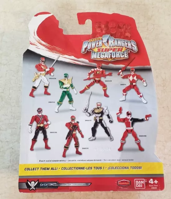 Power Rangers Super Megaforce (2014) Mighty Morphin Red Ranger 5" Action Hero 2