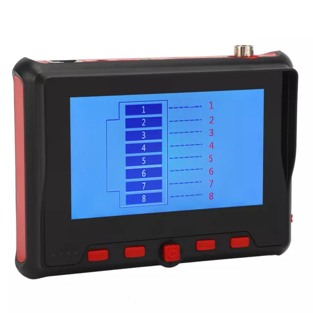 CCTV Test Monitor 4.3in Display AHD TVI CVI UTP Cable Tester 8MP US 100V-240V