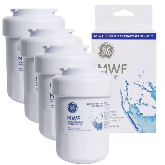 2/4 Genuine GE MWF MWFP GWF 46-9991 Smartwater Refrigerator Water Filter Sealed