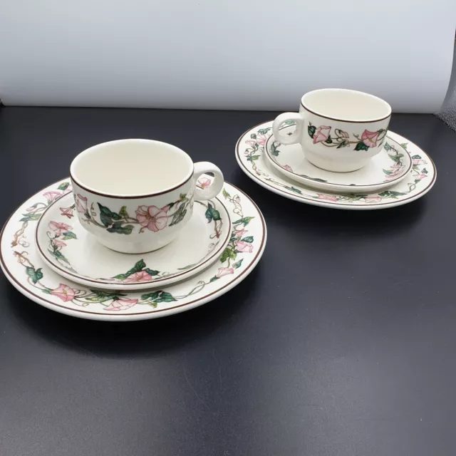 Set De 2 Petits Dejeuners 3 Pieces Ceramique Villeroy Et Boch Palermo 1970 - N°4