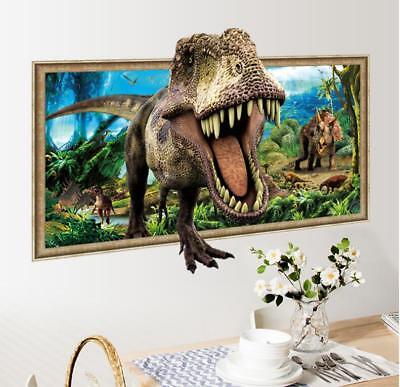 US STOCK Wall Sticker Dinosaur Jurassic Park Decal For Kids Nursery Baby Room