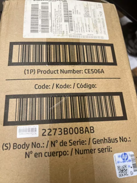 Genuine HP CE506A Fuser Kit 220V - New (box opened for quality check ).