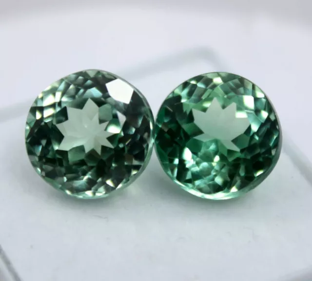 16 To 18 Ct Natural Montana Sapphire Round Cut Certified Loose Gemstone Green