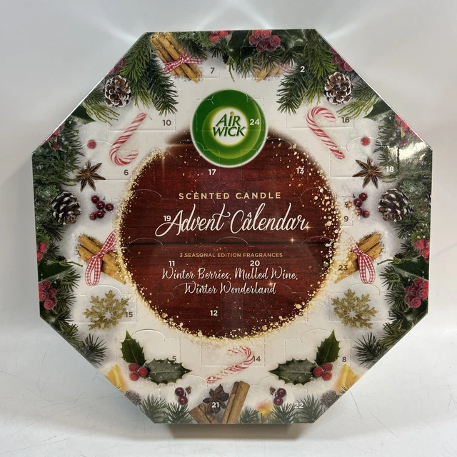 AIR WICK SCENTED Candle Advent Calendar 24 Tea Light Candles Christmas