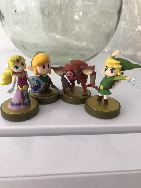 Lot Amiibo Nintendo Switch Link Zelda Wind Waker Toon Link  Bokoblin Awakening